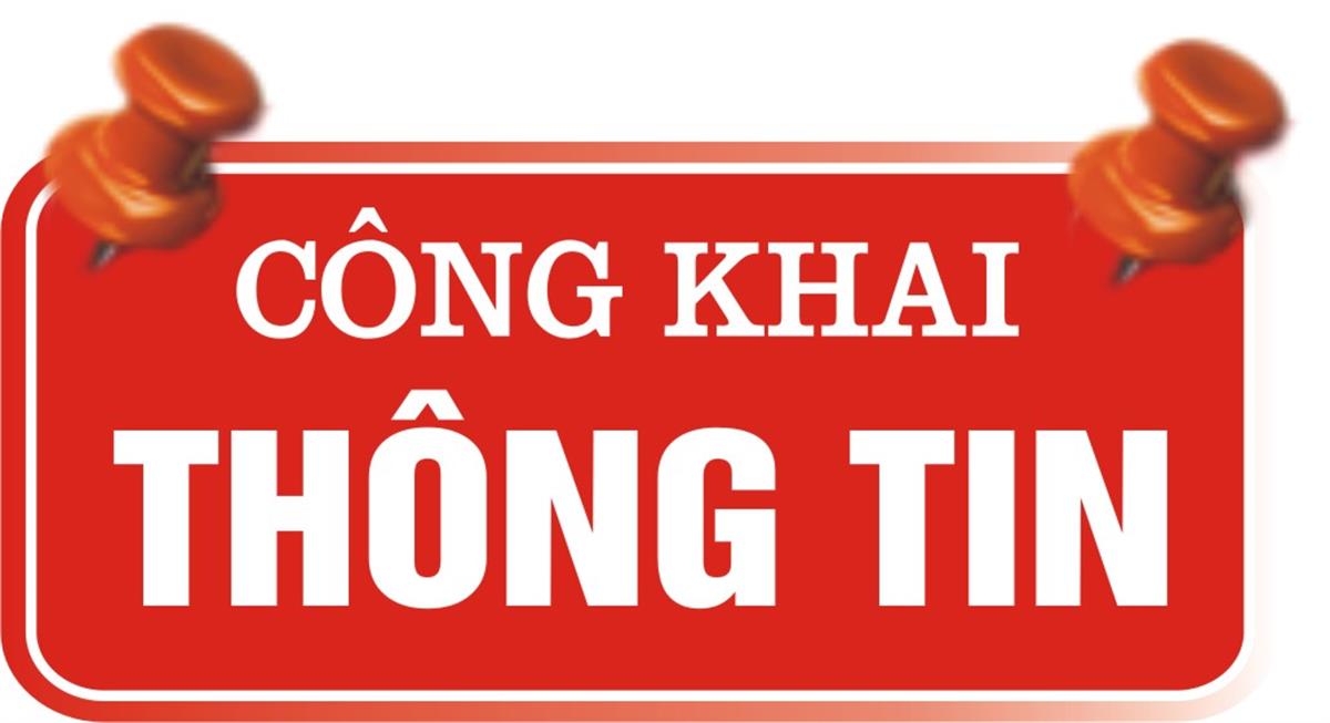 Công khai các nội dung năm học 2023- 2024